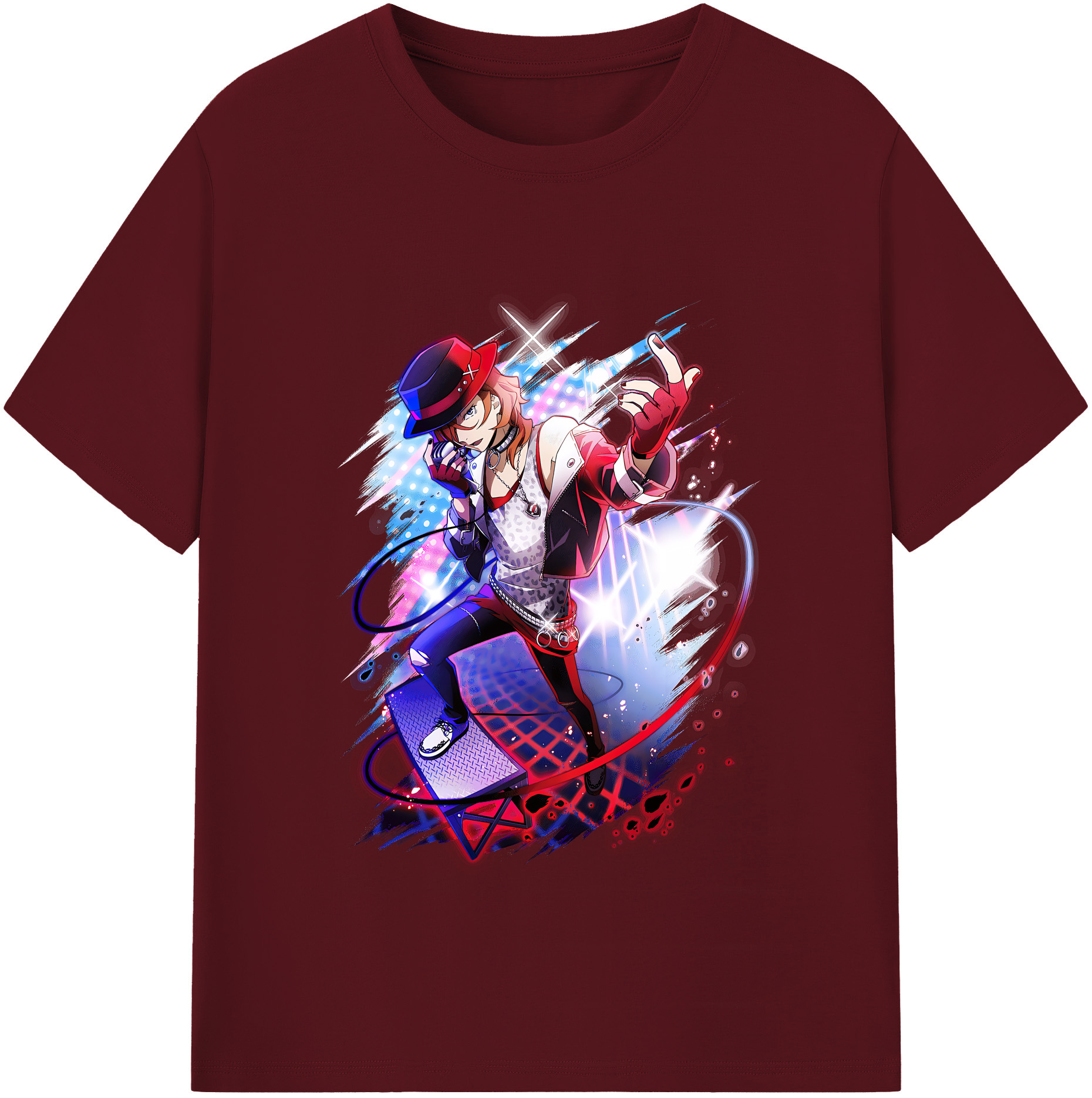 （画像用） 文豪ストレイドッグス Bungo Stray Dogs 綿100％半袖Tシャツ（フロントプリント）